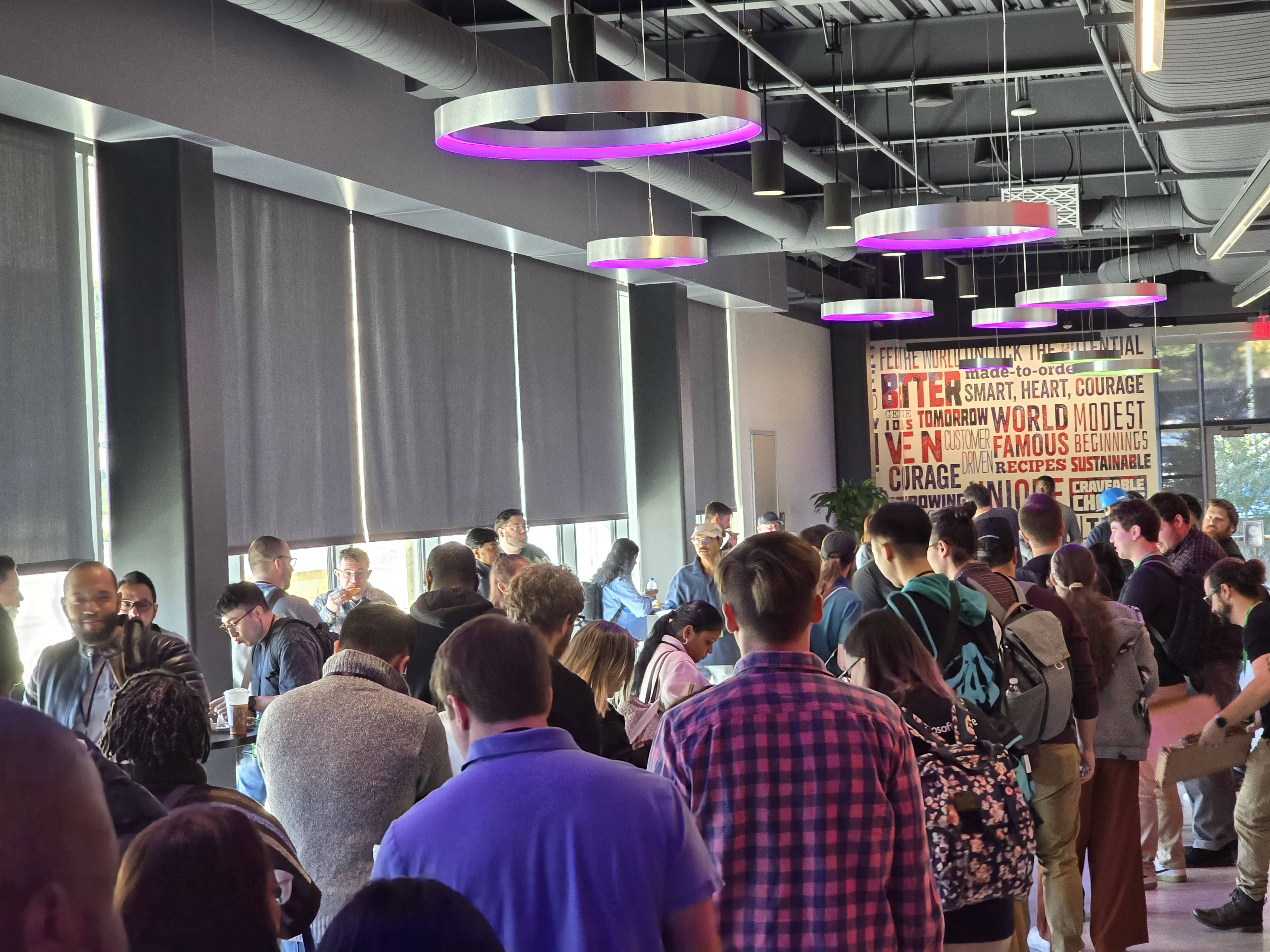 Conference crowd
